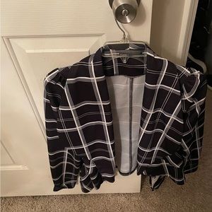 Window Pane Blazer Size M